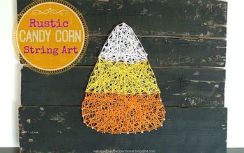 Rustic Candy Corn String Art