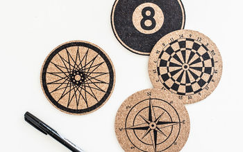 Things That Go Round Cork Coasters