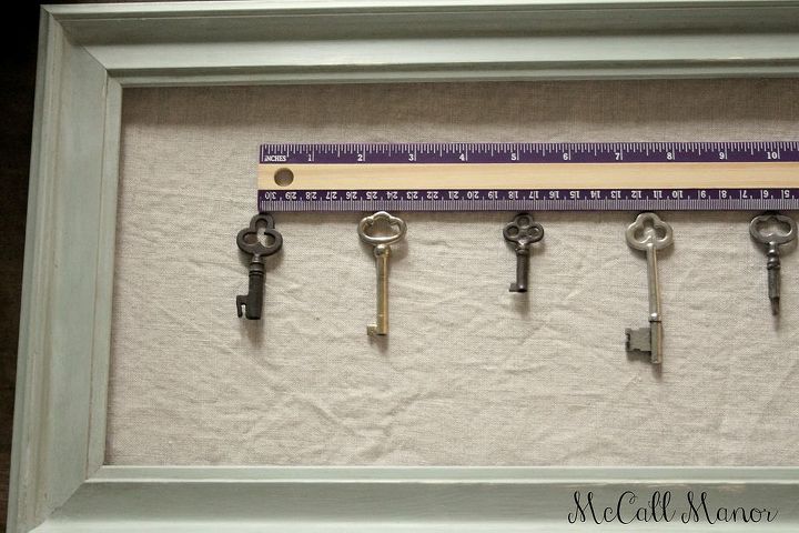 framed skeleton keys, home decor, repurposing upcycling, wall decor