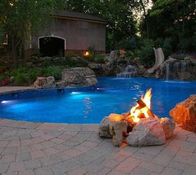 outdoor fire designs we ve come a long way baby or maybe not, outdoor living, Natural Gas Campfires