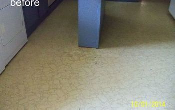  Como transformei o chão feio da minha cozinha na minha obra-prima