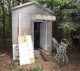 chicken coop pump house designer upcycle, homesteading, outdoor living, pets animals, The pump house as we removed stored items