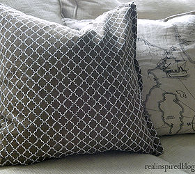 no sew zippered pillow cover, crafts