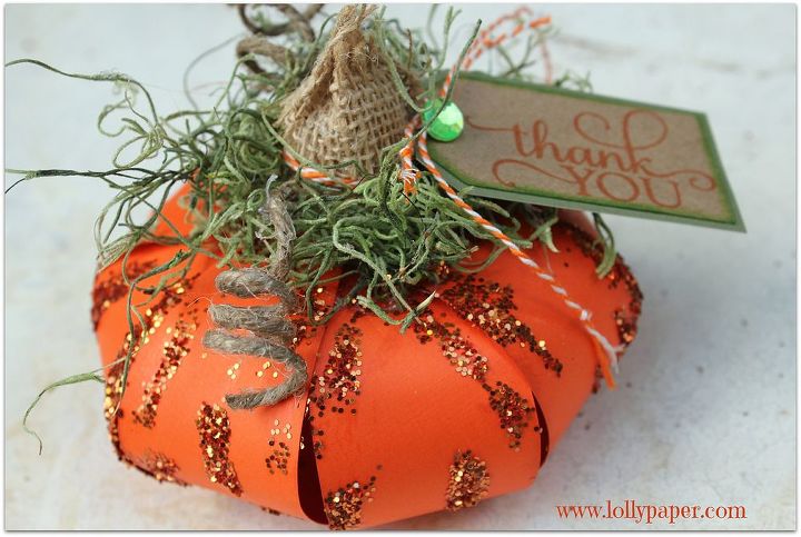 3 d paper pumpkin tutorial with silhouette cameo, crafts, seasonal holiday decor