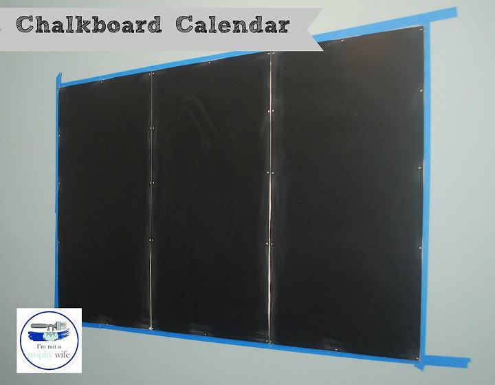 Diy Chalkboard Calendar Wall Hometalk Diy Chalkboard Calendar Wall Paint Crafts 3 Chalk Mdf Boards From Home
