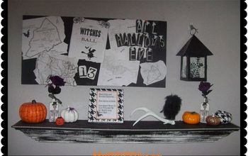 Halloween Mantle ~ Witches Ball