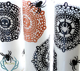 easy and cheap halloween candles, crafts, halloween decorations, seasonal holiday decor