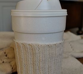 cozy sweater crafts, crafts, mason jars, repurposing upcycling