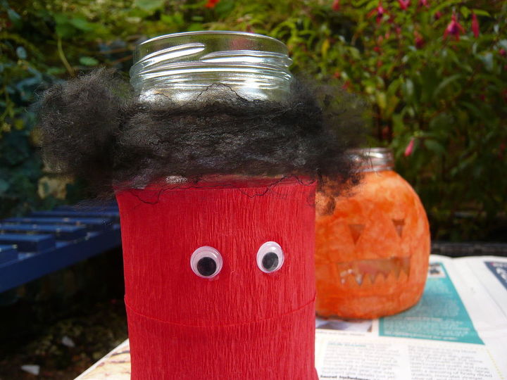 little ghoulies halloween mason jar craft
