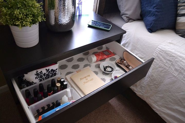 organizing nightstand bedroom simple, bedroom ideas, home decor, organizing