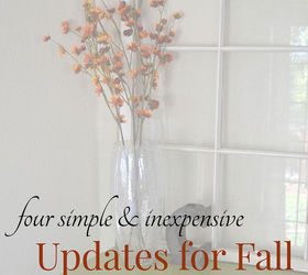 fall decor simple inexpensive updates, home decor, porches, seasonal holiday decor