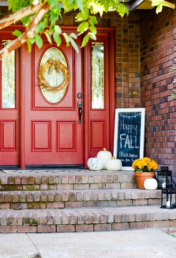 how to decorate for fall on a budget, how to, porches, seasonal holiday decor