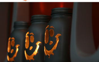  Mason Jar Jack O&#39;Lanterns