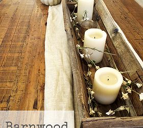 woodworking table centerpiece fall decor trough, crafts, diy, home decor, rustic furniture, thanksgiving decorations