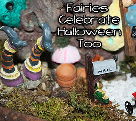 halloween fairy garden, crafts, halloween decorations, seasonal holiday decor