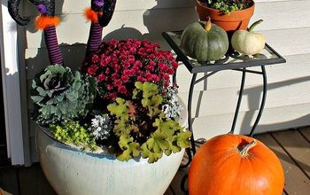 Fall Porch With Pumpkins