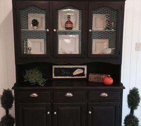 Before & After - Grandma's Hutch to Favorite Hutch!