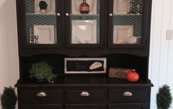 Before & After - Grandma's Hutch to Favorite Hutch!