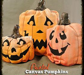 crafts halloween decorations pumpkins painted canvas, crafts, halloween decorations, painting, seasonal holiday decor