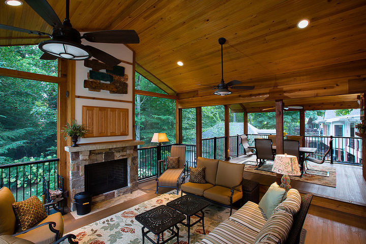 Wooden Deck and Porch Makeover | Hometalk Wooden Deck and Porch Makeover | Hometalk on Living Room Deck id=22490
