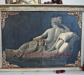 painted furniture image transfer cabinet paolina art, chalk paint, painting, repurposing upcycling