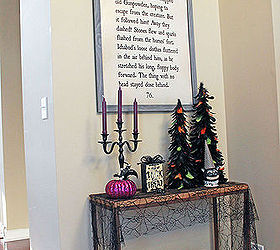 wall decor sleepy hollow book page art, crafts, halloween decorations, home decor, seasonal holiday decor, wall decor