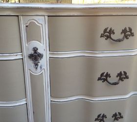 painted furniture vintage buffet dresser, chalk paint, painted furniture, shabby chic
