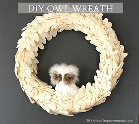 owl wreath knockoff, crafts, wreaths