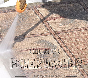 putting the power washer to work, cleaning tips, home maintenance repairs, tools