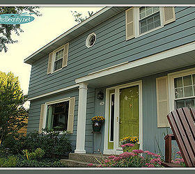 painting exterior house makeover, curb appeal, home improvement, paint colors, painting