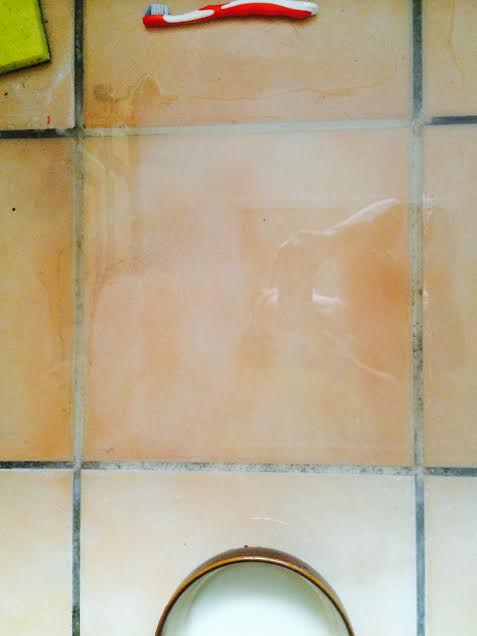 cleaning tips grout tile, cleaning tips, how to, tiling, Leave bleach mixture on for 5 10 minutes