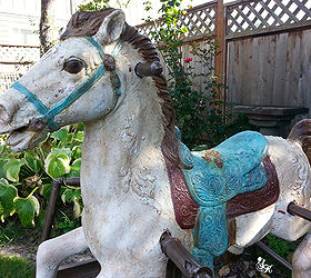 painting spring horse antique, painting, repurposing upcycling