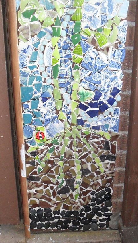 mosaico de cermica rota