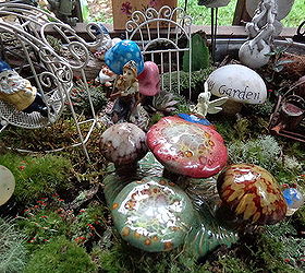 suprimentos de fairy garden gnome hobbit coletados em minhas viagens