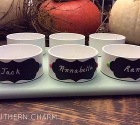 diy kiddie cup caddy, chalkboard paint, crafts, organizing, repurposing upcycling