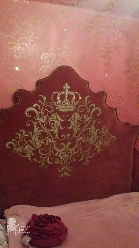 muebles de princesa pintados a mano