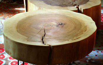 Tree Stump Tables by Somewhat Quirky Design