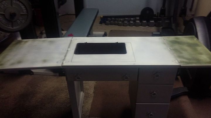 mesa de la mquina de coser viejo de craigslist en el escritorio de la diversin