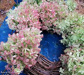 diy free fall wreath using hydrangeas, crafts, flowers, seasonal holiday decor, wreaths