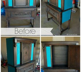 painted furniture cabinet makeover decorative annie sloan, chalk paint, diy, painted furniture, woodworking projects