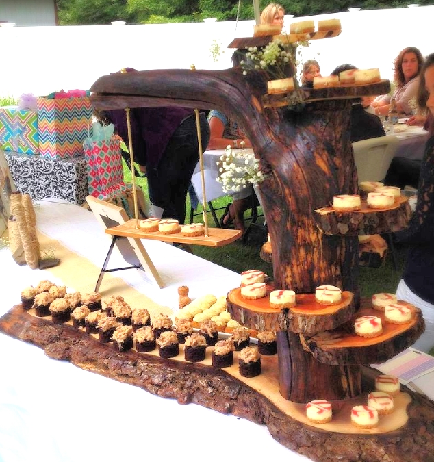 cupcake favors stand, crafts, shelving ideas, woodworking projects