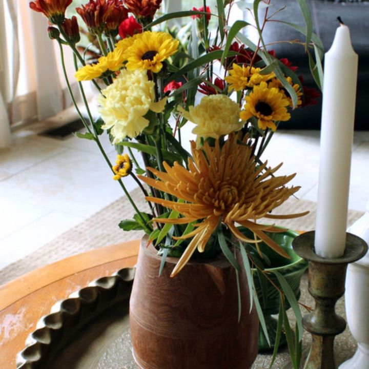fall flower arrangements, flowers, home decor, seasonal holiday decor