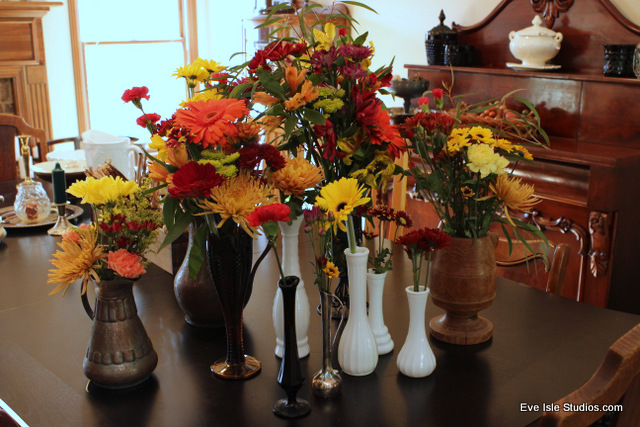 fall flower arrangements, flowers, home decor, seasonal holiday decor