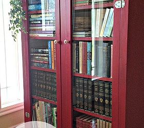 painted bookcase before after after, painted furniture, shelving ideas