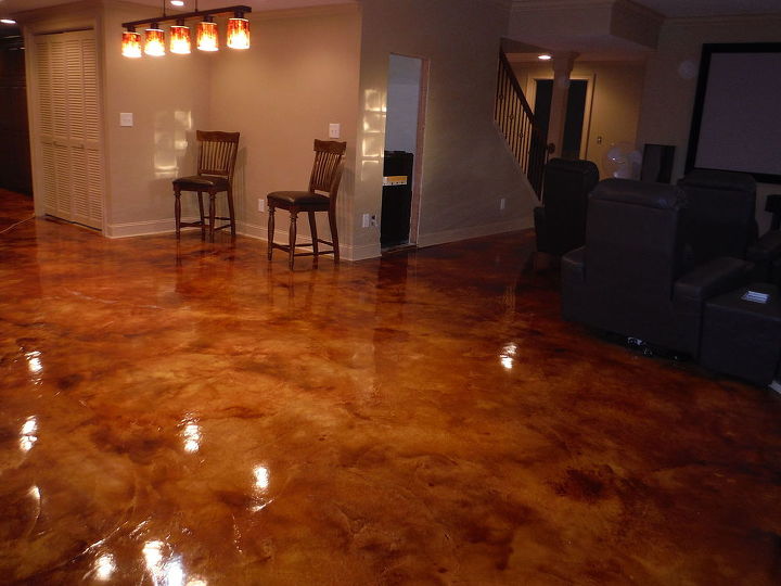 Stained Concrete Rocks Hometalk