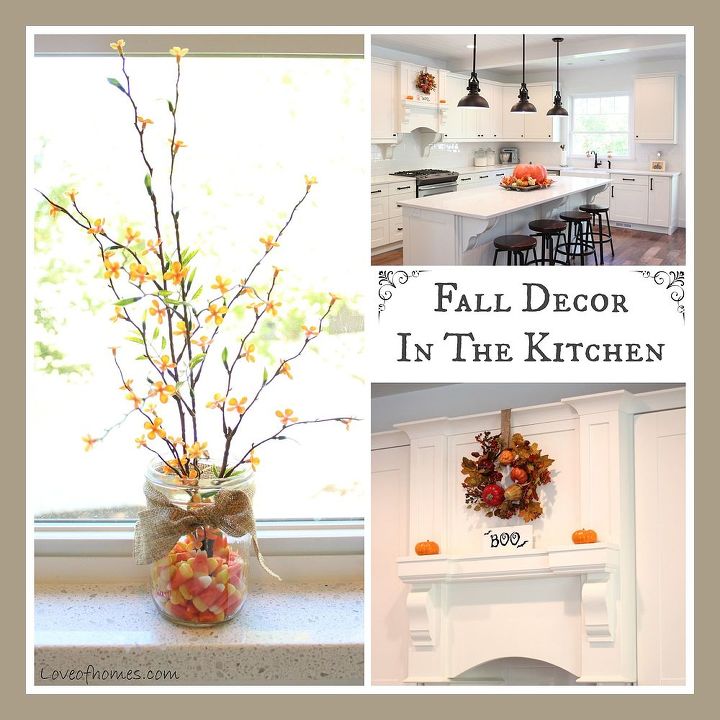 fall decor kitchen, halloween decorations, kitchen design, seasonal holiday decor