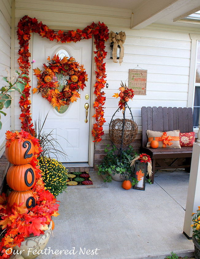 porches autumn front, porches, seasonal holiday decor
