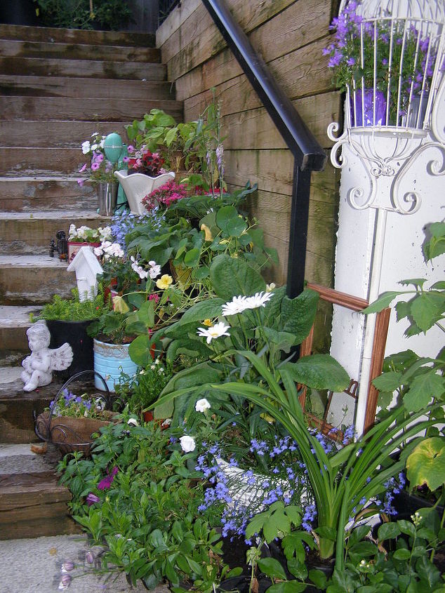 repurposed garden containers, appliances, bedroom ideas, gardening, landscape, painted furniture
