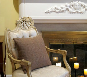 fall mantel elegant romantic, fireplaces mantels, living room ideas, seasonal holiday decor