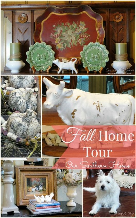 fall decor home tour, crafts, fireplaces mantels, home decor, repurposing upcycling, seasonal holiday decor